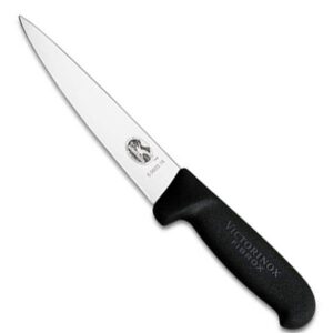 Кухонний ніж м’ясника Victorinox Fibrox Sticking 16 см Чорний (5.5603.16)