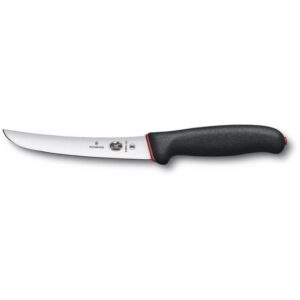 Кухонний ніж обвалочний Victorinox Fibrox Boning Dual Grip 15 см Чорно-червоний (5.6503.15D)