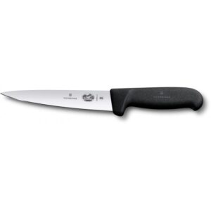 Кухонний ніж м’ясника Victorinox Fibrox Sticking 12 см Чорний (5.5603.12)