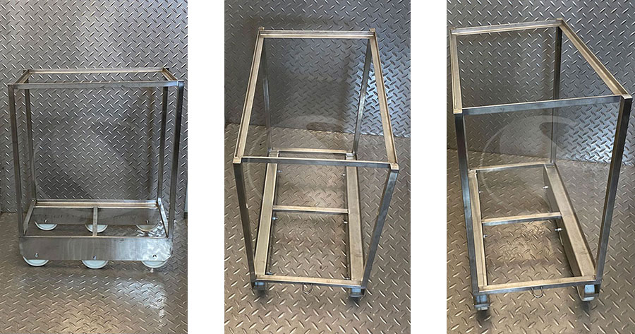 Евро-тележка с полкой для ящиков